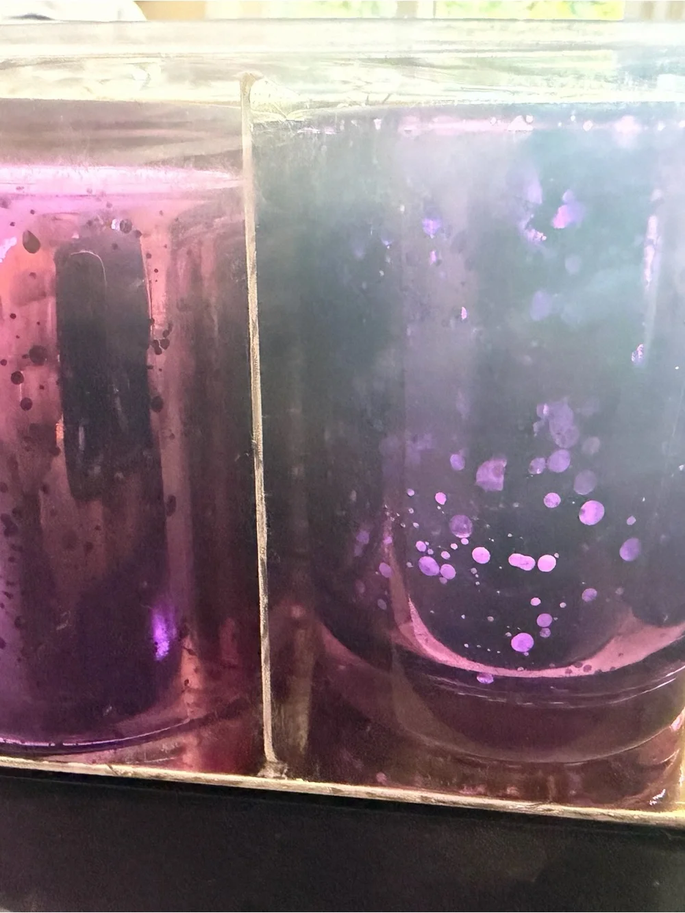 Purple Colored Candle Holders Set of 6 - Women Bath & Body